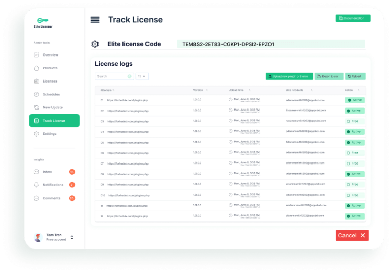 Elite Licenser- Software License Manager for WordPress