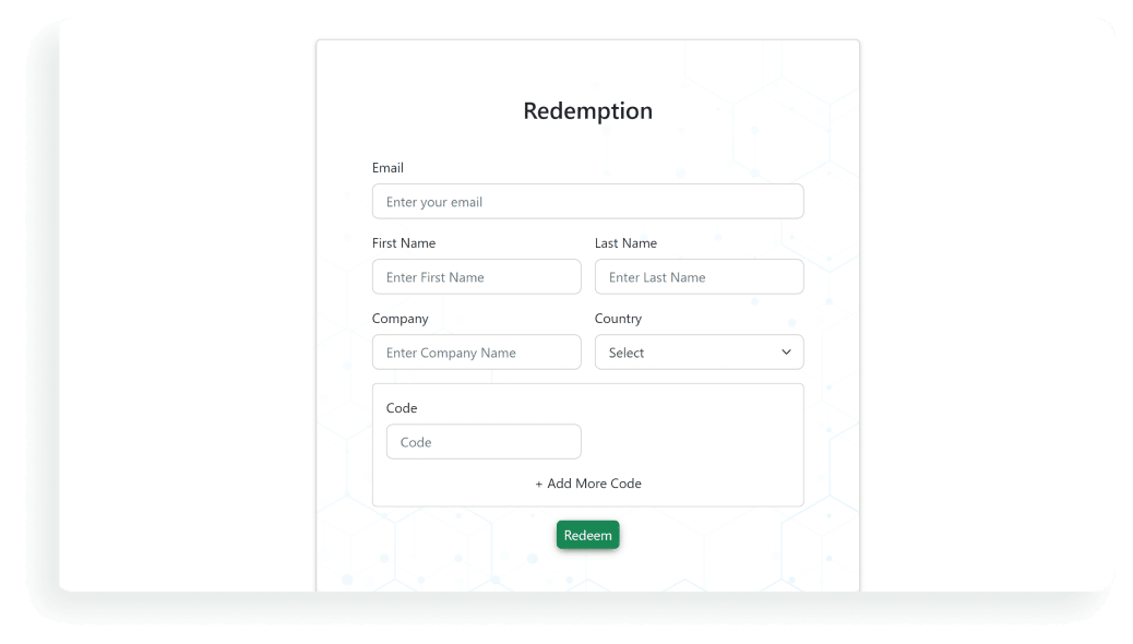 You can redeem your coupon through the redemption form. Upon redemption, you will receive an email containing all the information about your product.