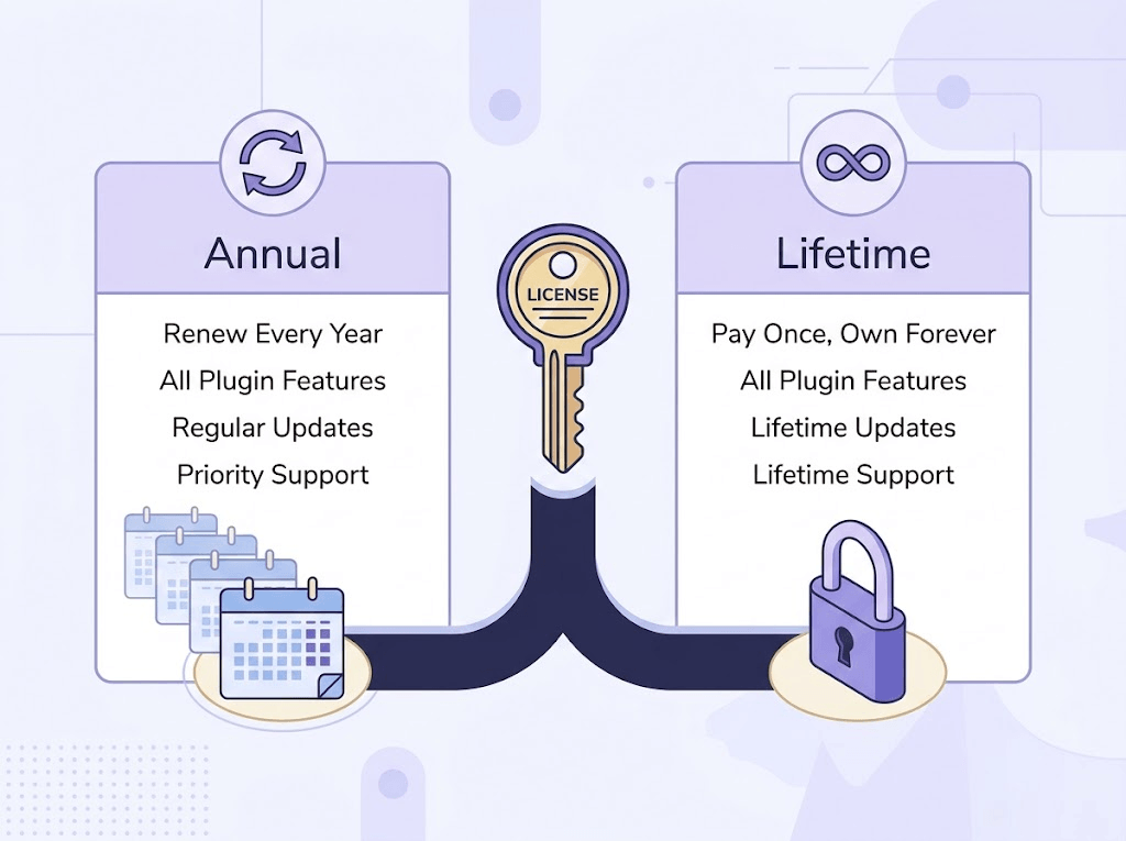 annual vs lifetime licensing